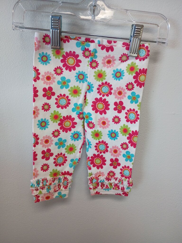 Gerber Baby Floral Leggings 0-3 Months