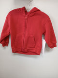 H&M Red Zip-Up Hoodie