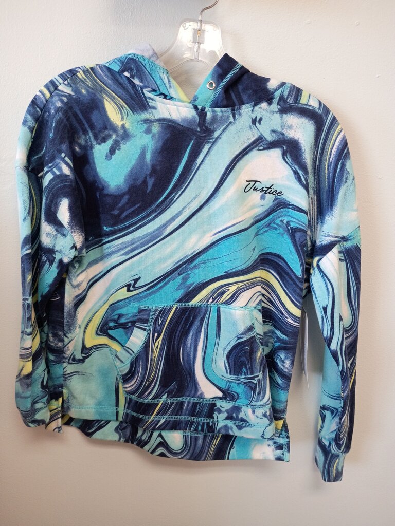 Justice Girls Marble Print Hoodie