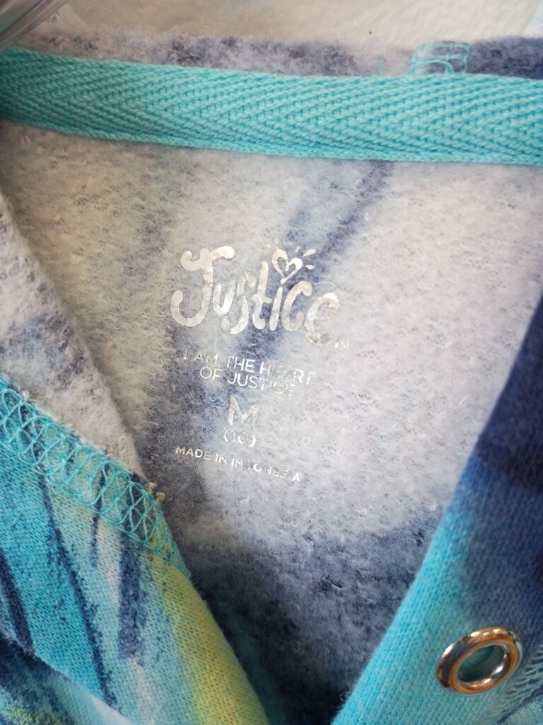 Justice Girls Marble Print Hoodie