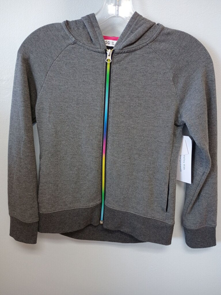 DSG Gray Zip-Up Hoodie for Kids