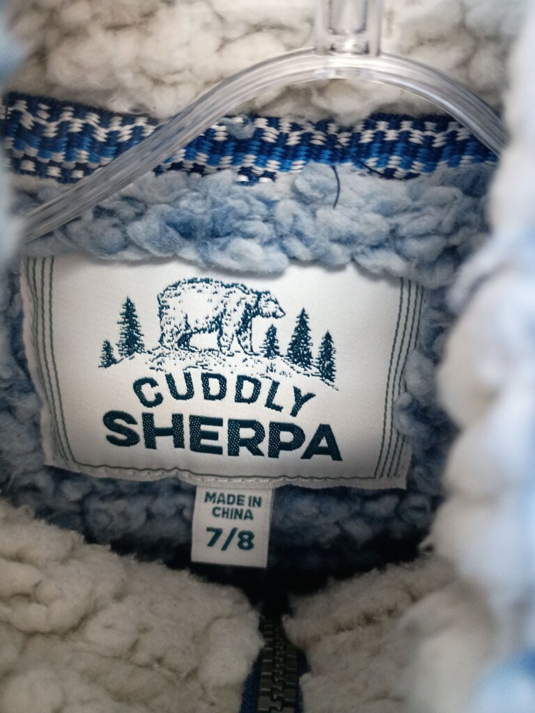 Cuddly Sherpa Fleece Pullover Size 7/8