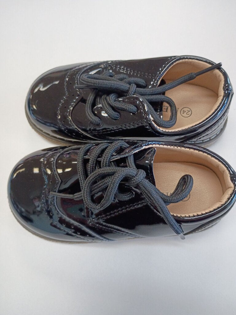 Black Patent Dress Shoes for Boys