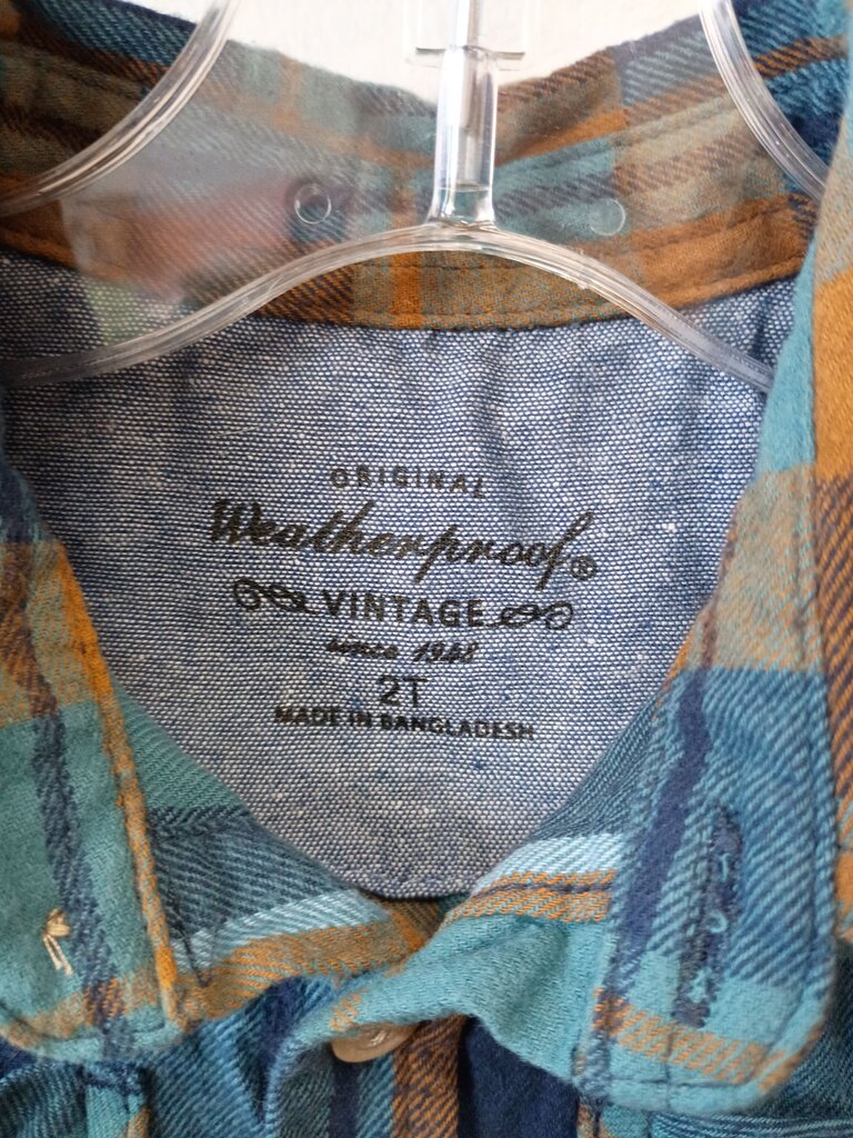 Weatherproof Vintage Plaid Button-Up Shirt