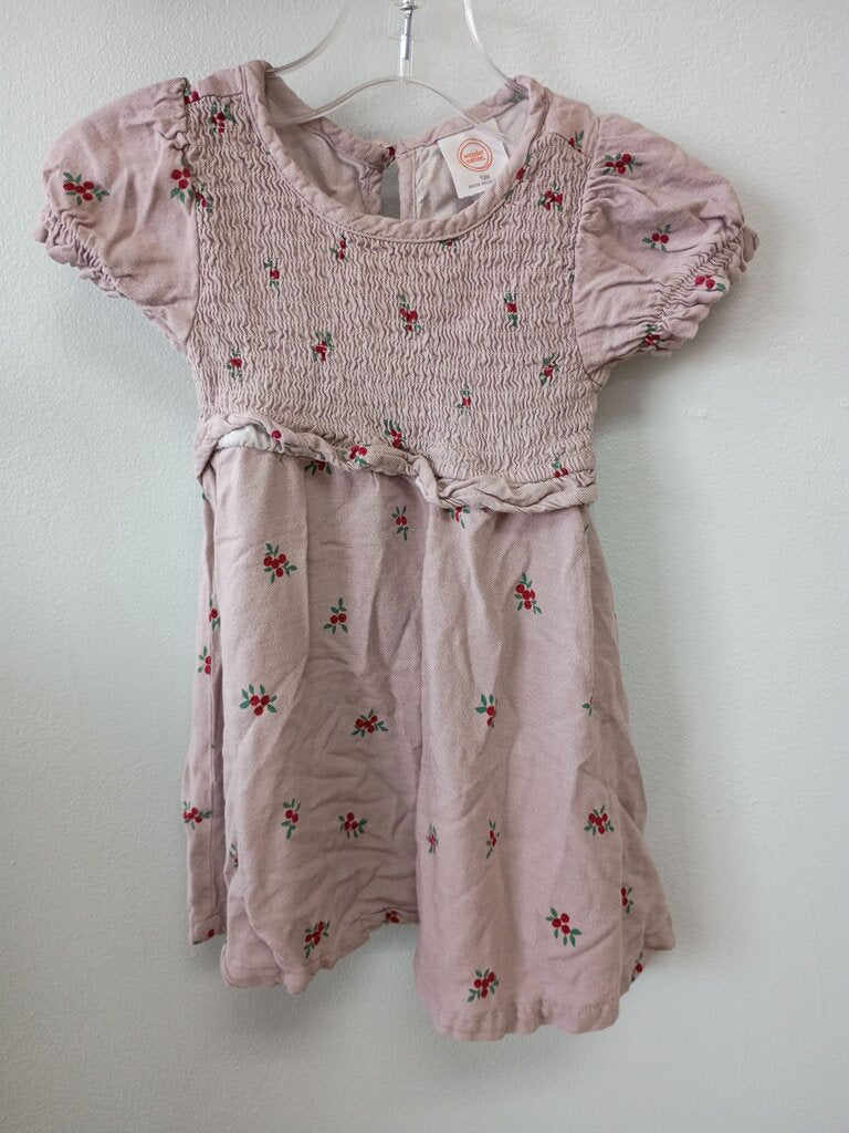 Wonder Nation Baby Dress with Floral Design