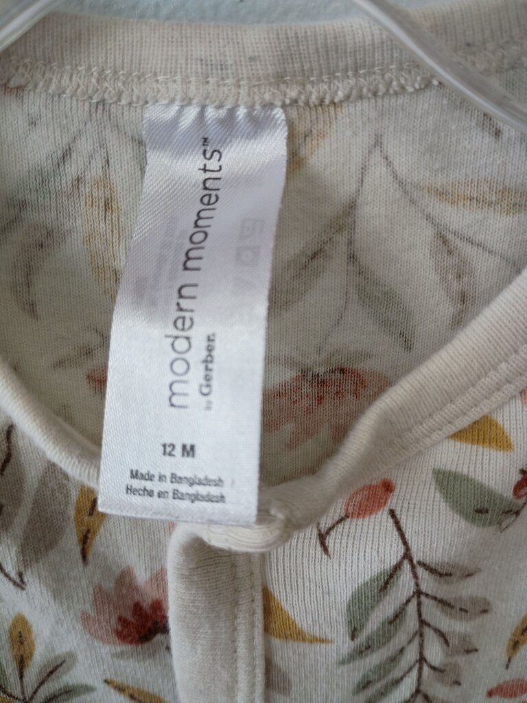 Floral Print Infant Romper