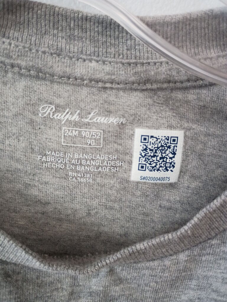 Ralph Lauren Gray Short Sleeve T-Shirt