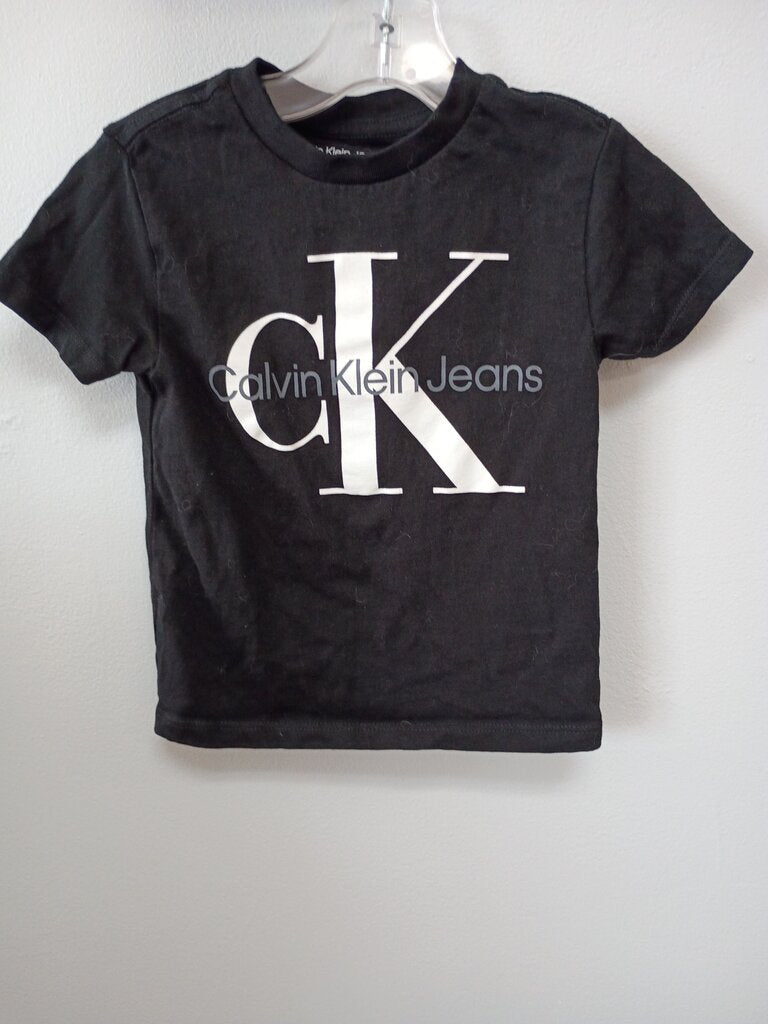 Calvin Klein Boys' Black T-Shirt