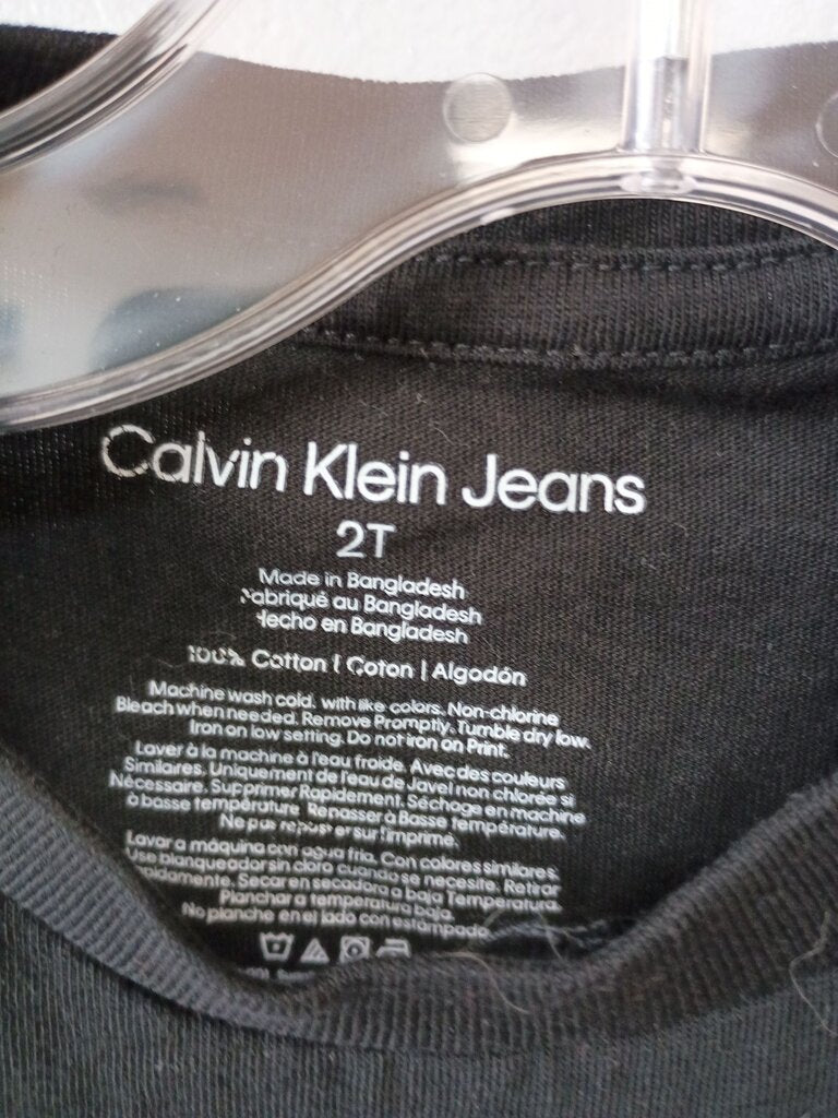 Calvin Klein Boys' Black T-Shirt