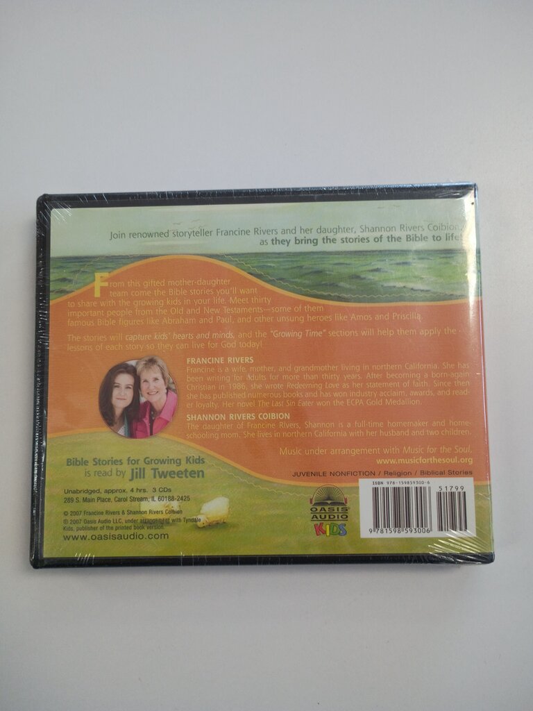 Bible Stories for Growing Kids Audio CD