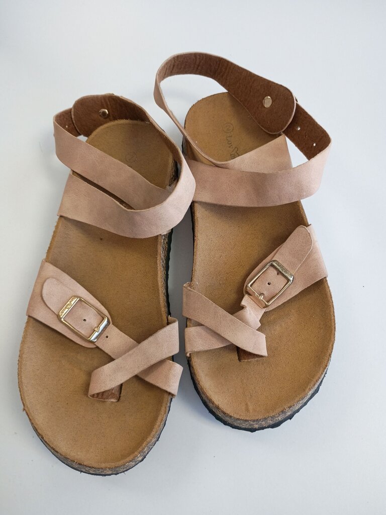 Tan Strappy Sandals