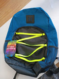 17 Inch Blue and Black Backpack