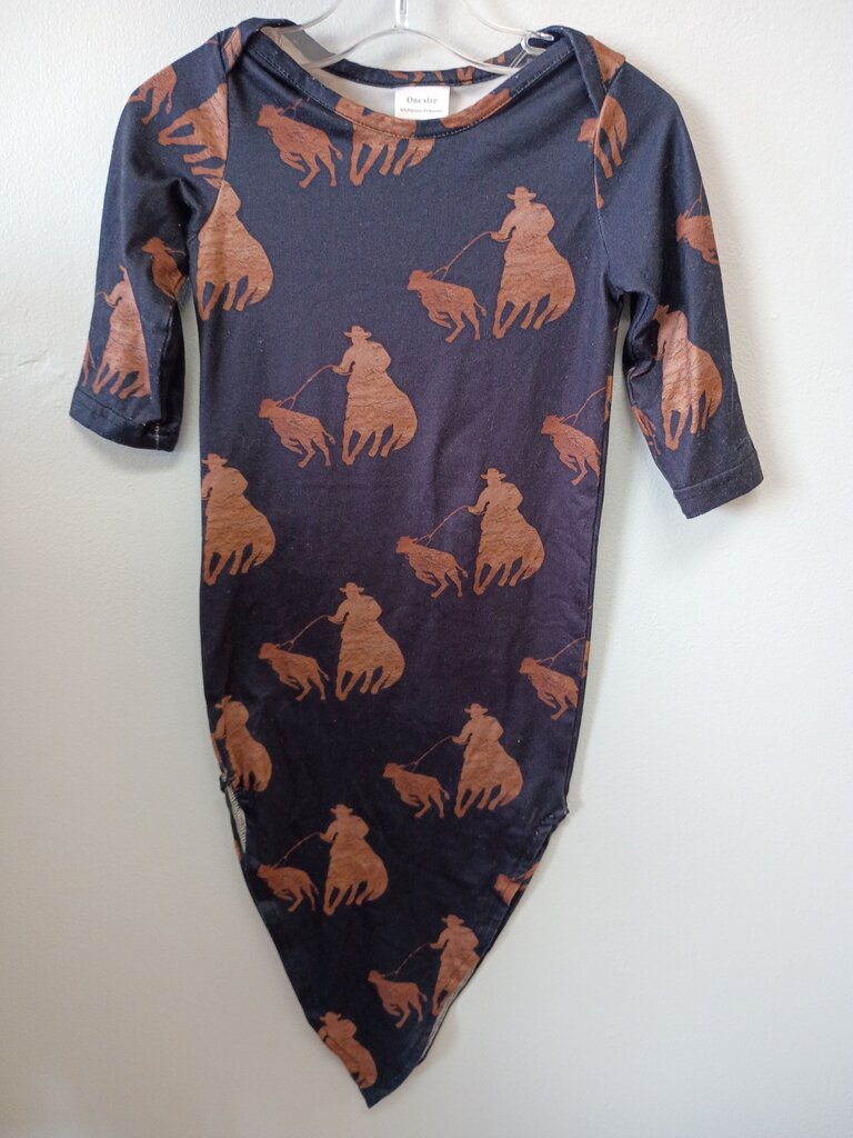 Western Print Newborn Sleeper