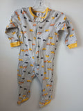 Gerber Baby Boy's Zip-Up Sleeper with Truck Print