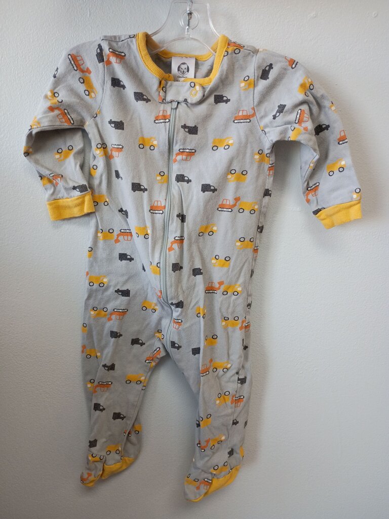 Gerber Baby Boy's Zip-Up Sleeper with Truck Print