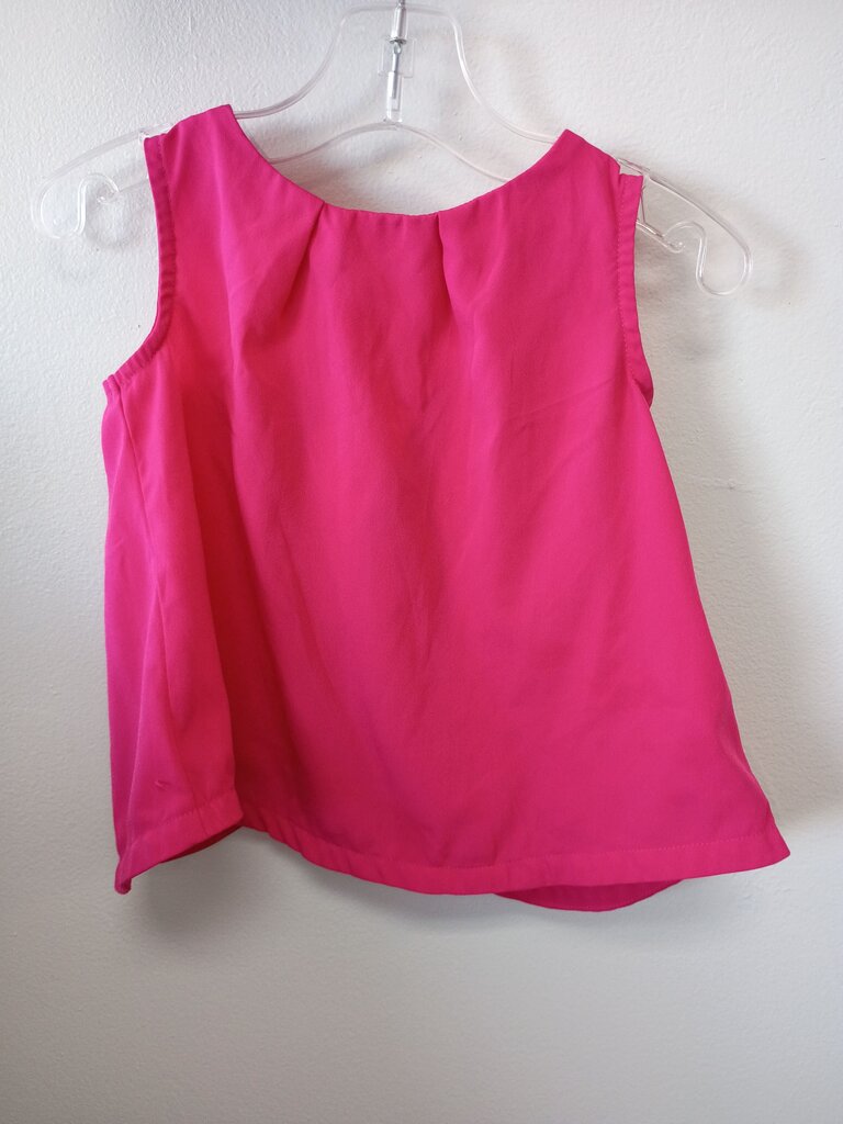 Girls Pink Sleeveless Top