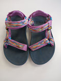 Teva Girls' Purple Patterned Sandals