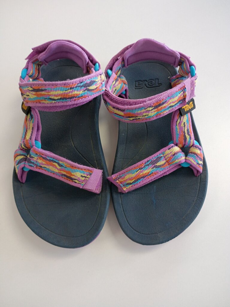 Teva Girls' Purple Patterned Sandals