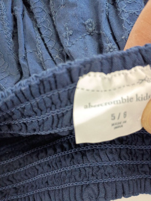Abercrombie Kids Navy Pleated Skirt