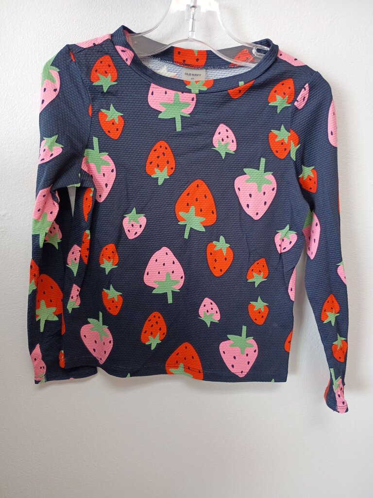 Old Navy Strawberry Print Long Sleeve Shirt