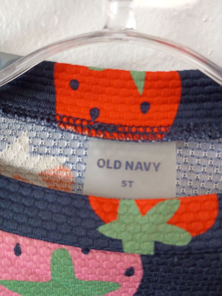 Old Navy Strawberry Print Long Sleeve Shirt