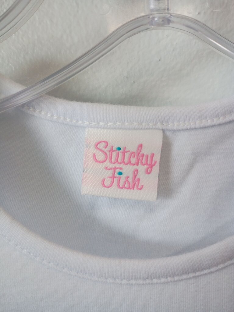 Stitchy Fish Ruffled Dress