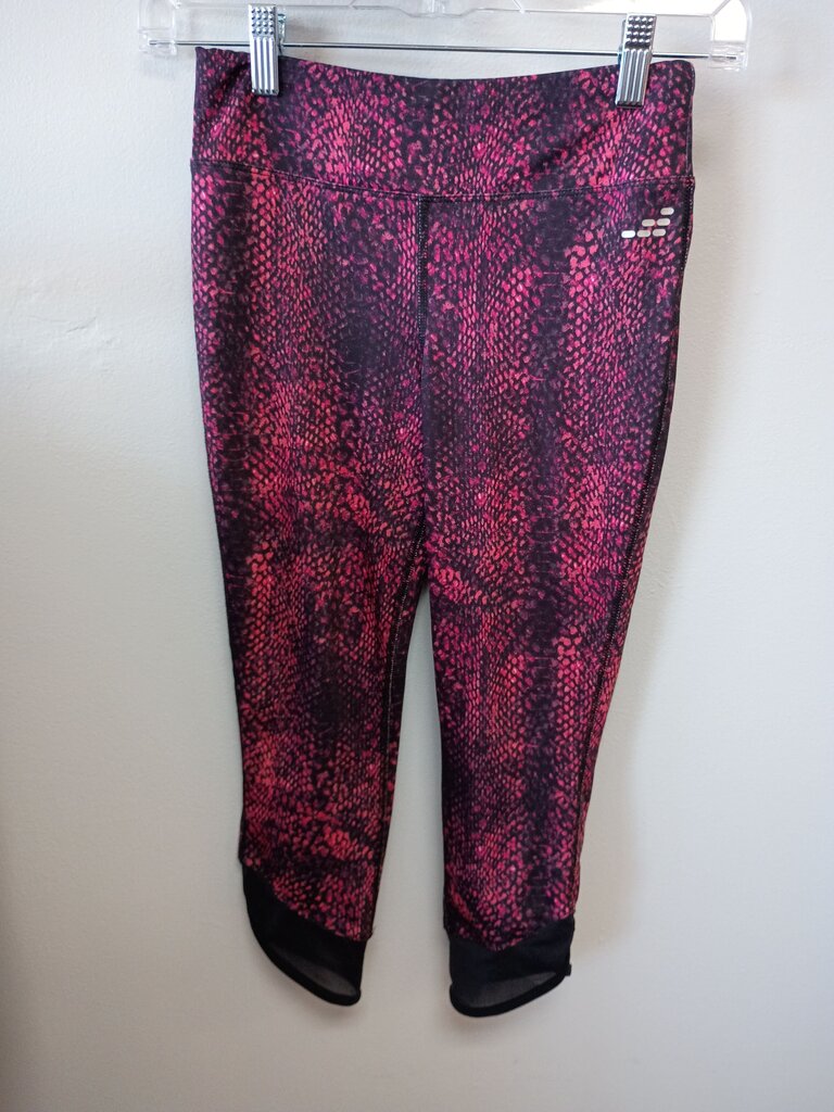 BCG Girls' Athletic Leggings in Pink and Black