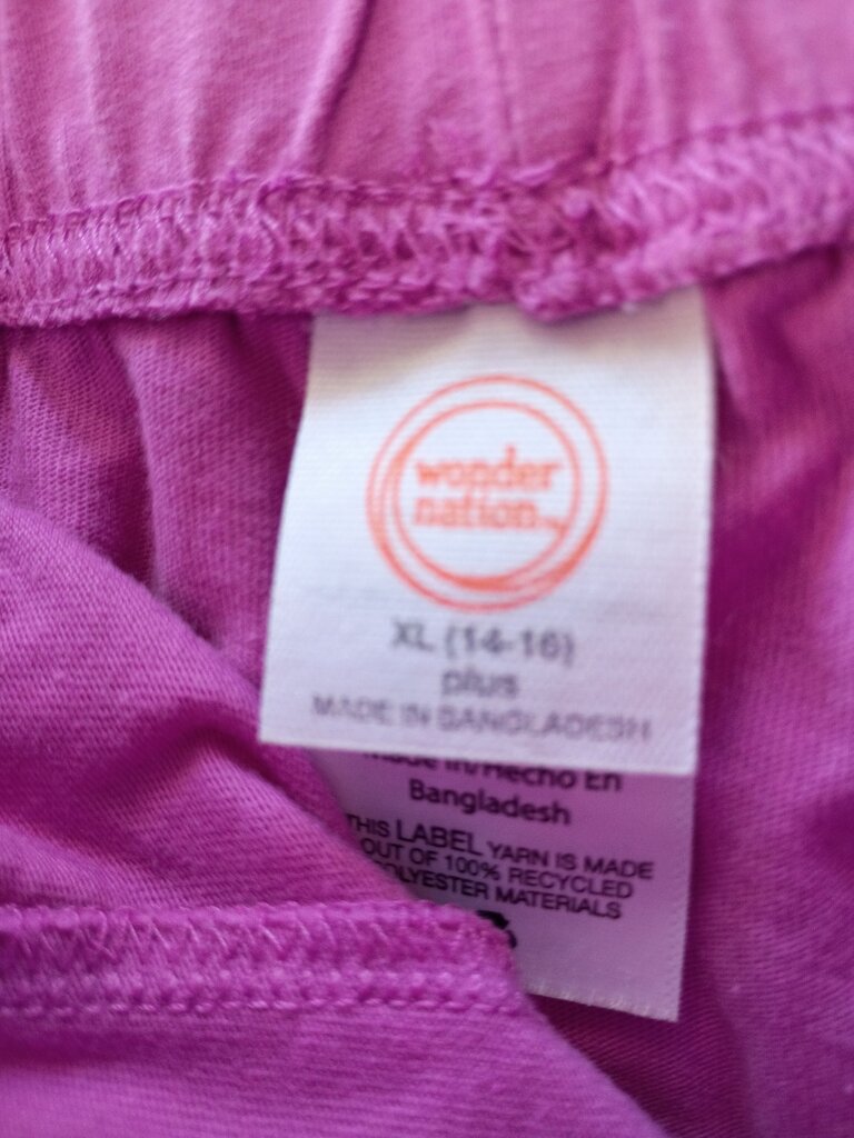 Wonder Nation Girls' Pink Athletic Shorts