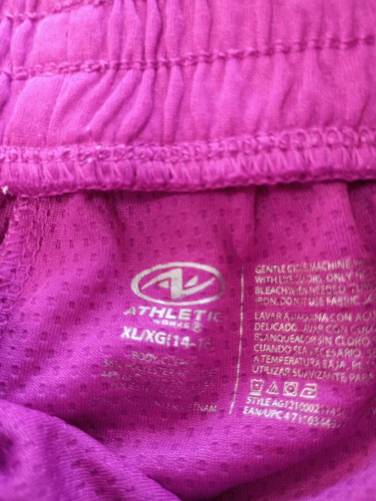 Athletic Girls Pink Shorts