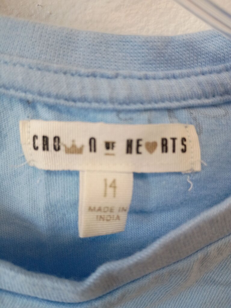 Crown of Hearts Blue Daisy T-Shirt