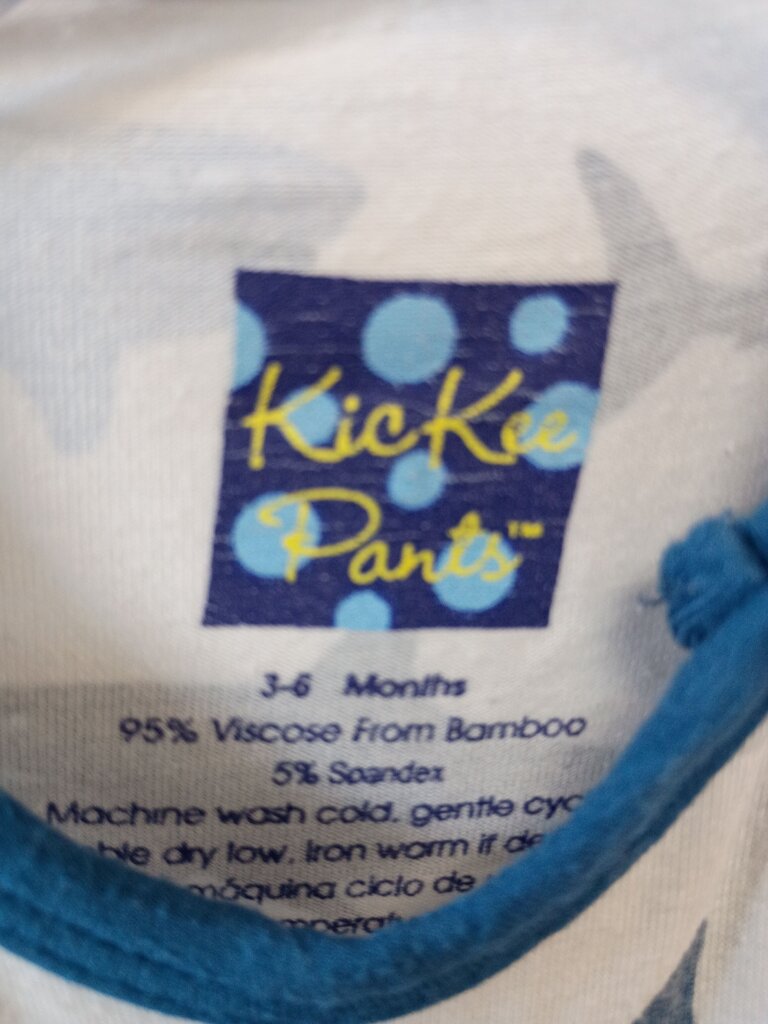 Kickee Pants Shark Print Romper