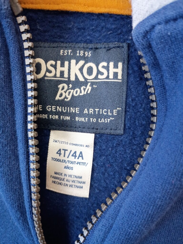B'gosh Toddler Zip-Up Hoodie