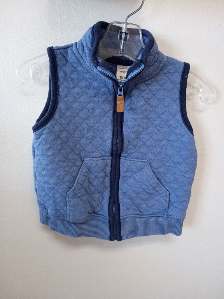 Carter's Boys Blue Quilted Vest