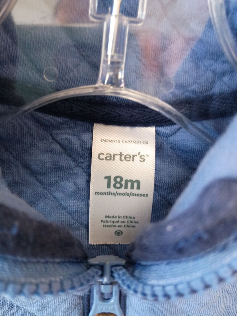 Carter's Boys Blue Quilted Vest
