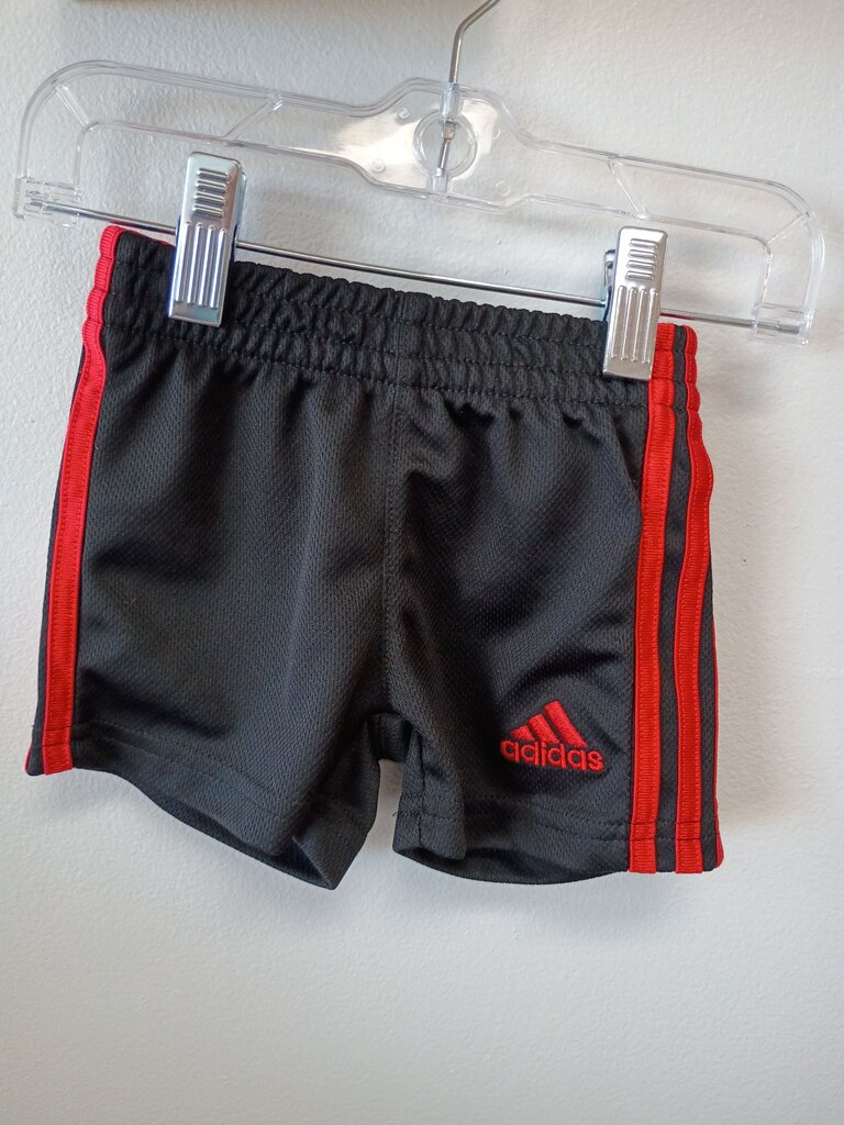 Adidas Boys' Black Red Shorts Size 3M