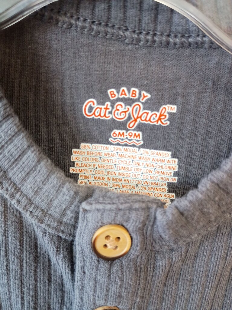 Baby Cat & Jack Long Sleeve Onesie
