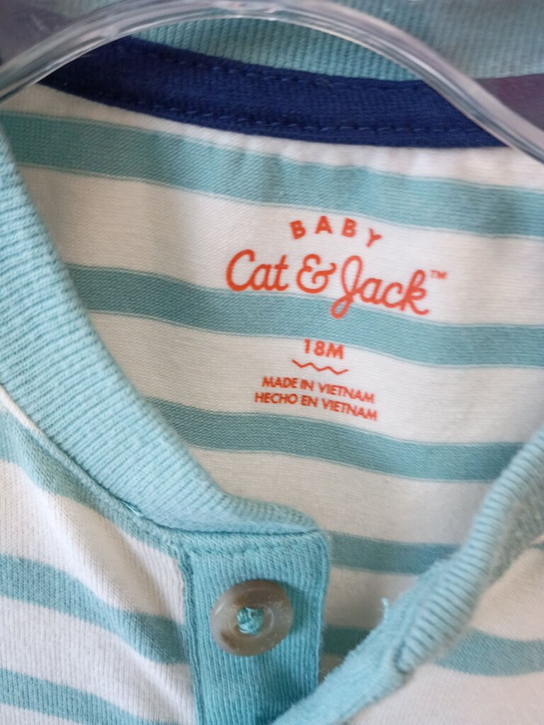 Baby Cat & Jack Striped Bodysuit