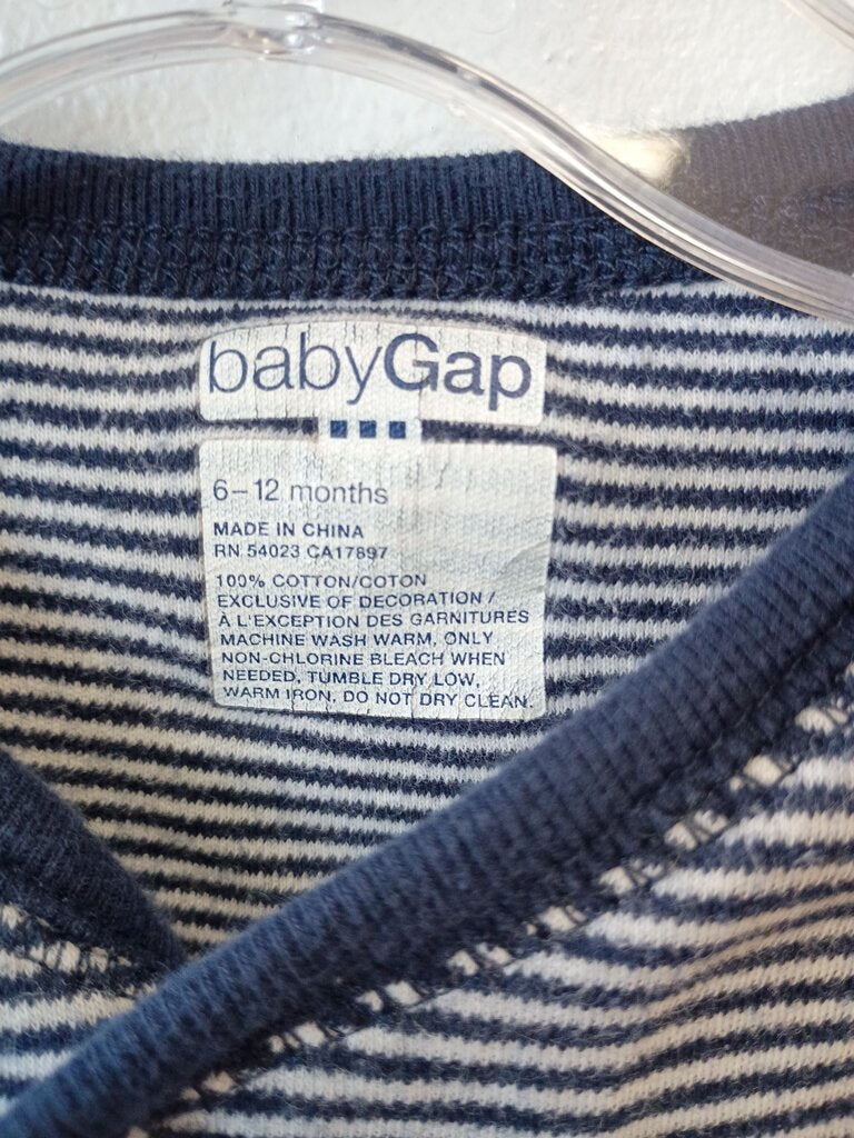 babyGap Striped Wrap Bodysuit