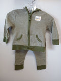 Baby Saurus Striped Hoodie and Pants Set