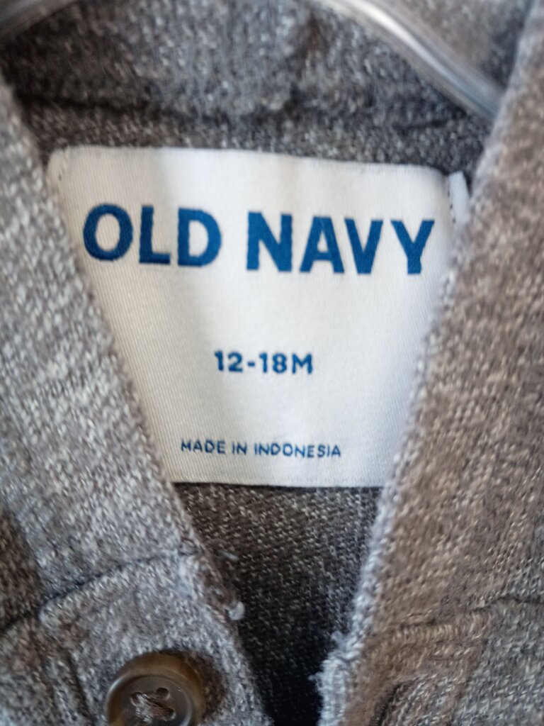 Old Navy Gray Long Sleeve Top