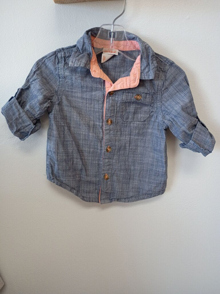 Cat & Jack Boys' Chambray Button-Up Shirt