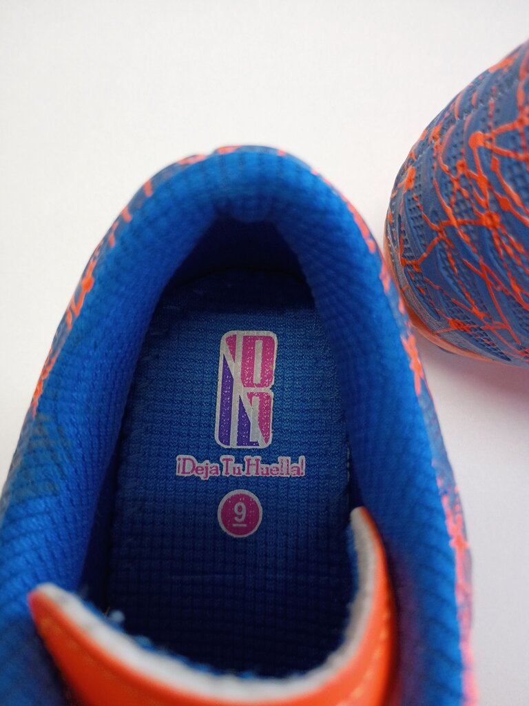 Boys' Orange and Blue Soccer Size 9