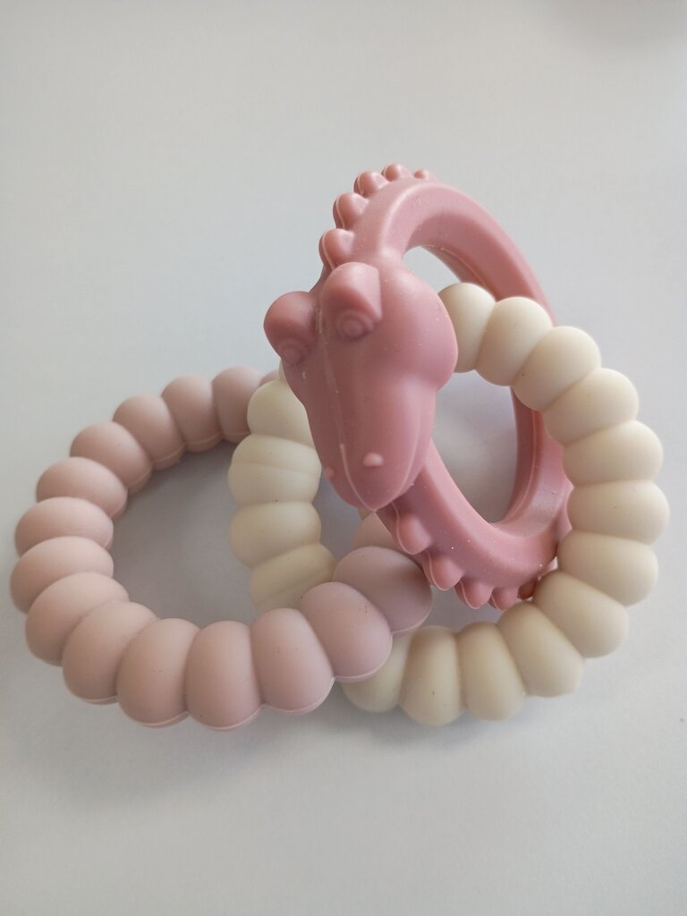 Silicone Baby Teething Rings Set