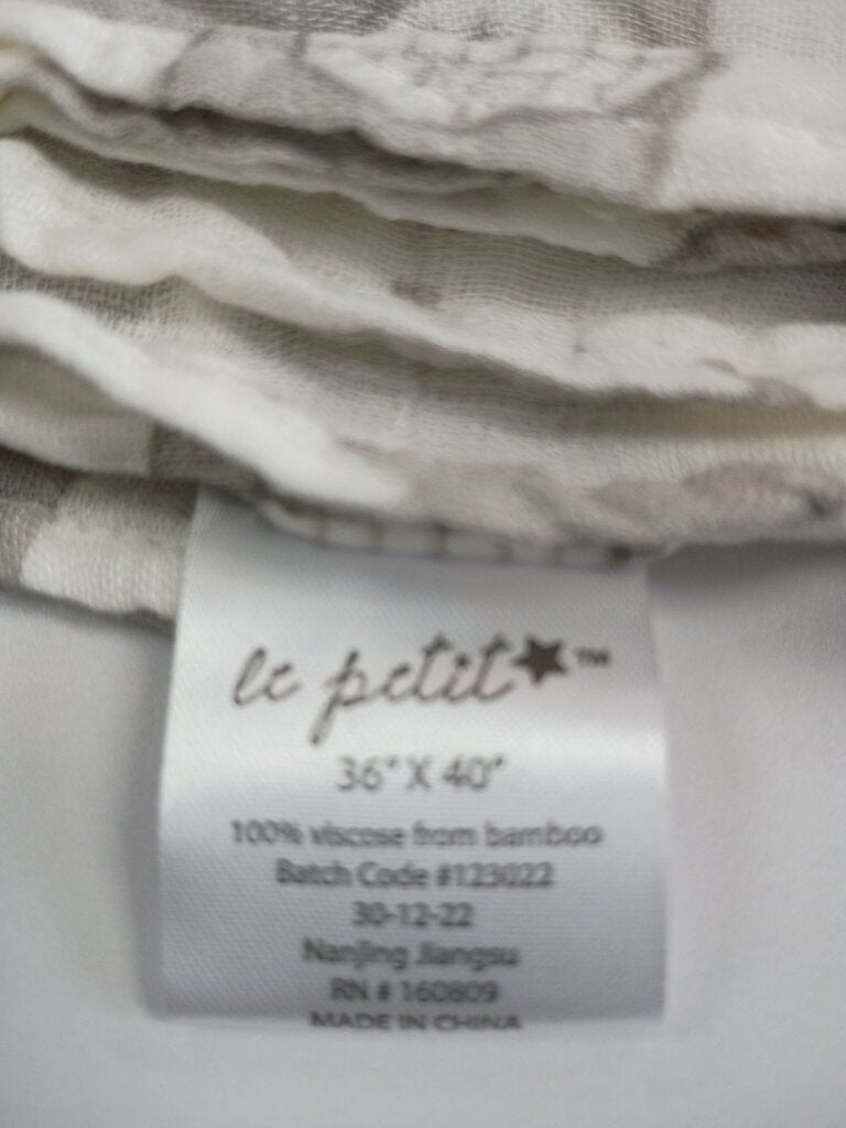 Elephant Pattern Bamboo Swaddle Blanket