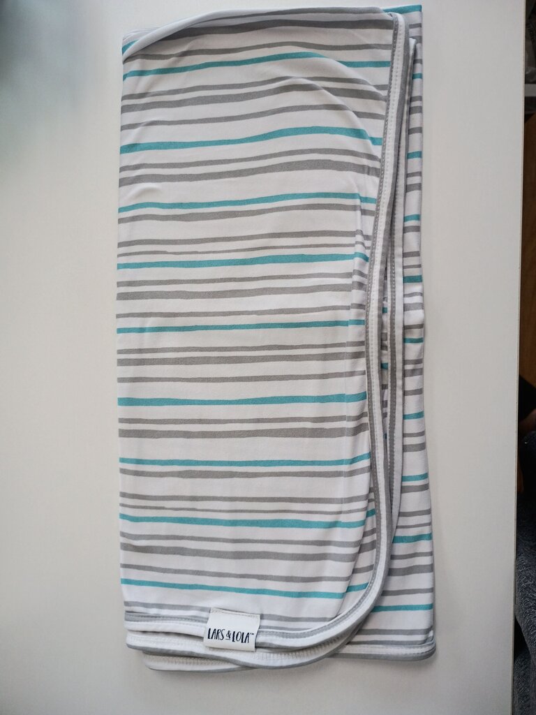 Lars and Lola Striped Baby Blanket