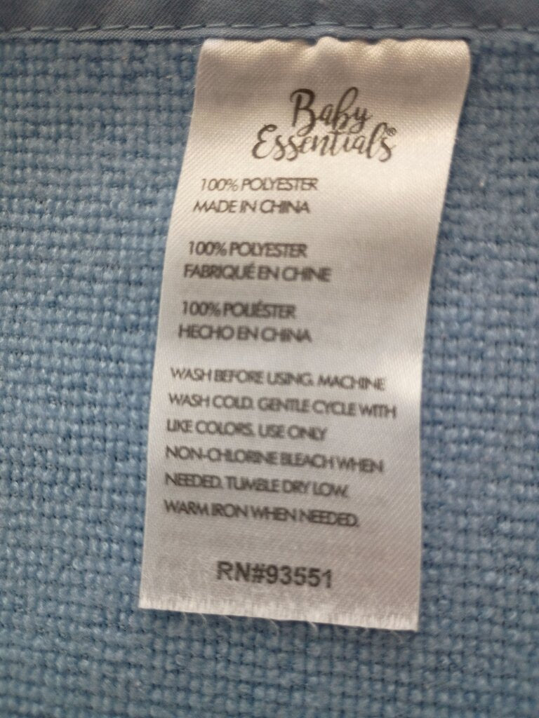 Baby Essentials Blue Hooded Towel