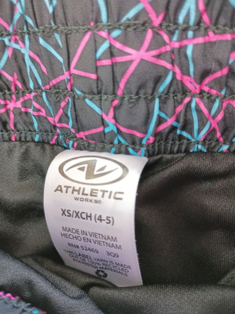 Youth Shorts with Geometric Design