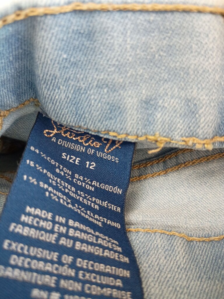 Light Blue Denim Shorts