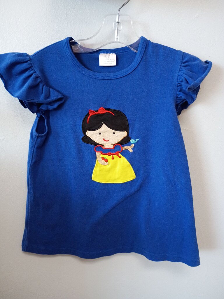 Girls' Blue Snow White T-Shirt