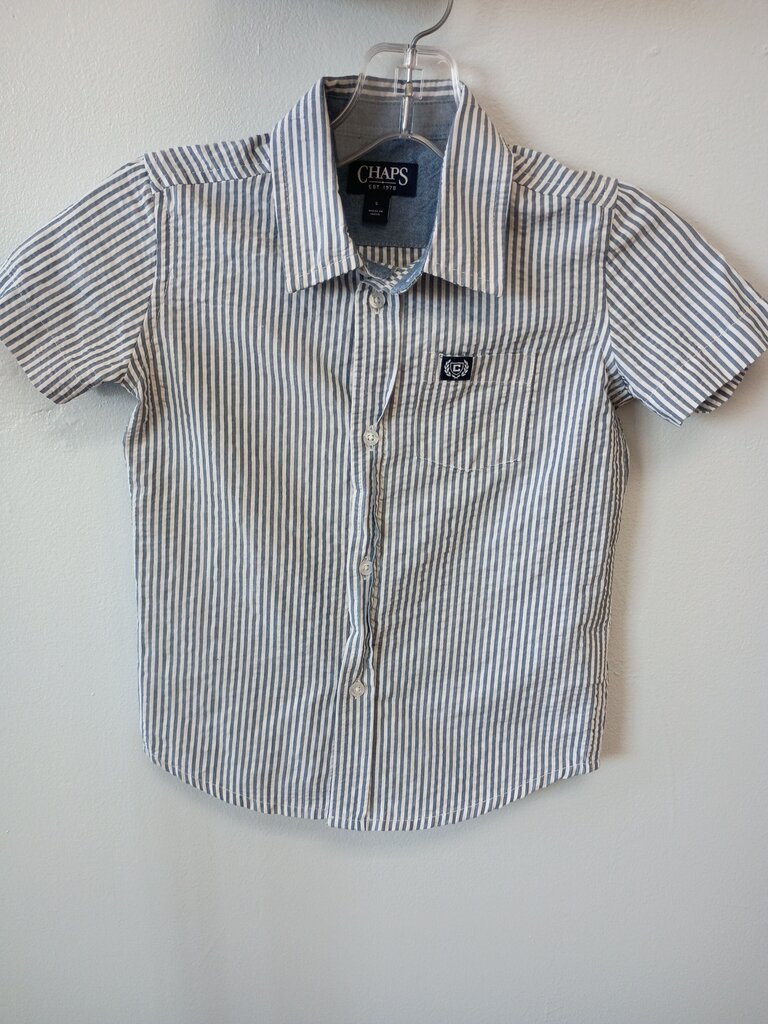 Chaps Kids Striped Button-Up Shirt Size 5